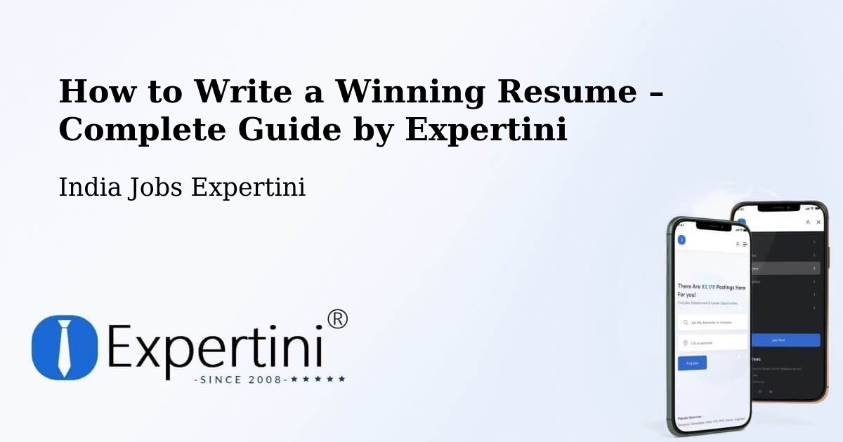 Resume Writing Guide for Job Seekers – Rangareddi - Rangareddi, India Jobs Expertini